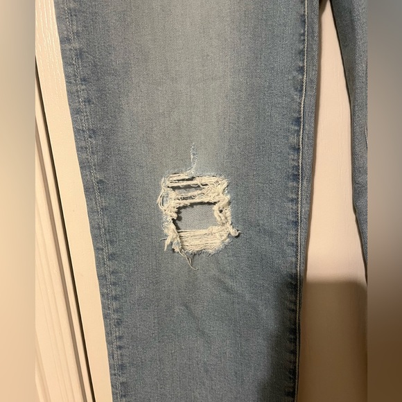 NWT Madewell Perfect Vintage Straight Jean Danby Wash Knee-Rip Edition ND515 - Picture 9 of 15